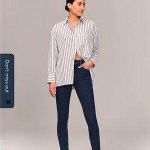 Abercrombie & Fitch Dark Blue Skinny Jeans